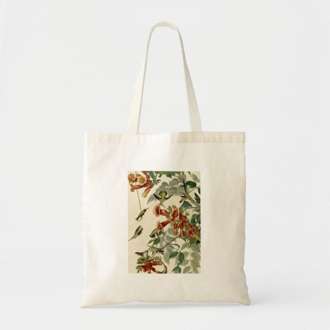 Bolsa Tote Hummingbird Ruby Throbon Audubon (Frente)