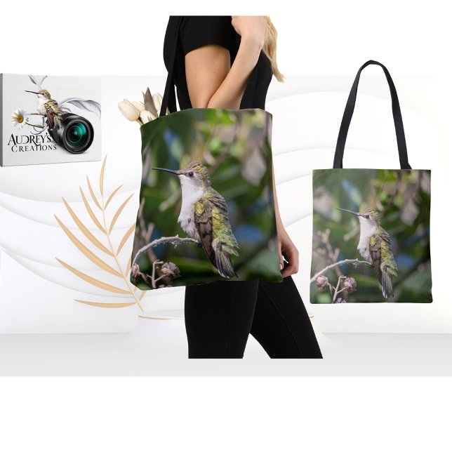 Bolsa Tote Hummingbird Trocado por Ruby (Criador carregado)