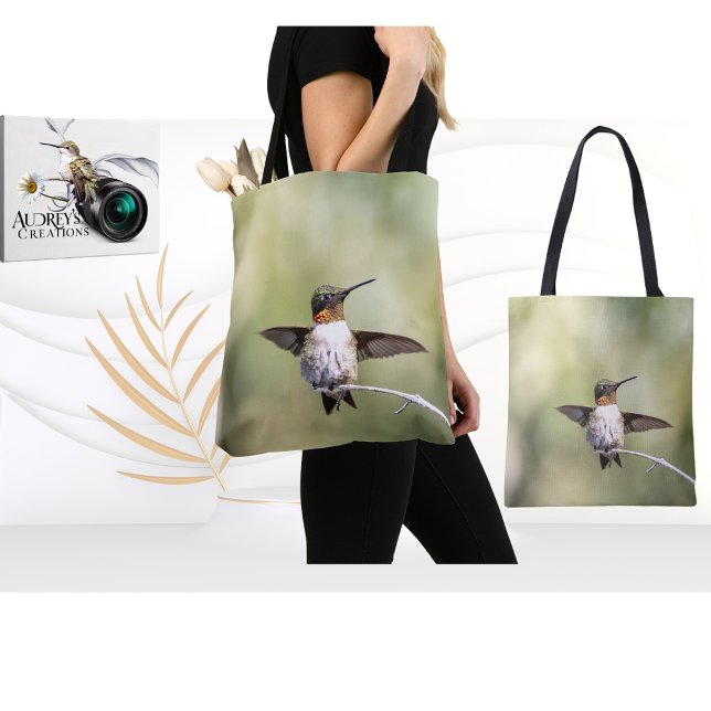 Bolsa Tote Hummingbird Trocado por Ruby (Criador carregado)