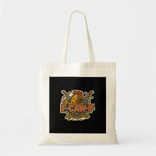 Bolsa Tote Humor Corvo Engraçado F-Caw-F Gótico