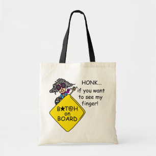 Bolsa Tote Humor da raiva da estrada
