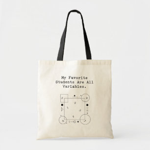 Bolsa Tote Humor de Professor de Matemática Engraçado Aluno