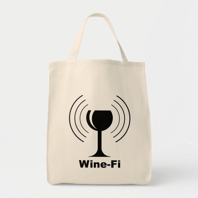 Bolsa Tote Humor de Vinho-Fi (Frente)