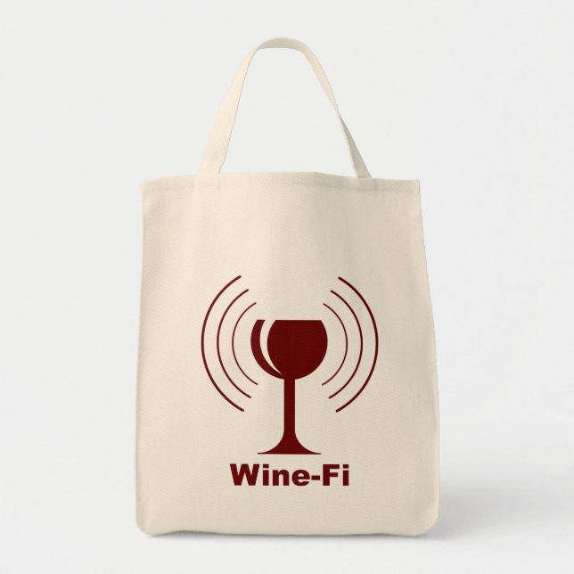 Bolsa Tote Humor de Vinho-Fi (Frente)