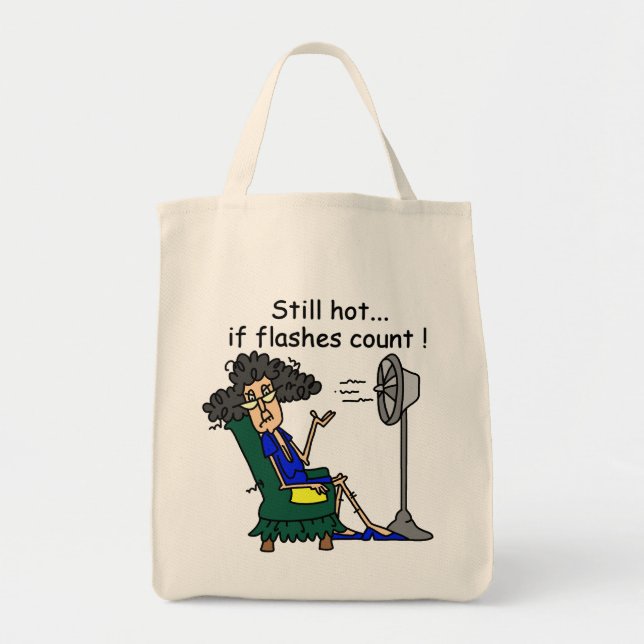 Bolsa Tote Humor do flash quente (Frente)
