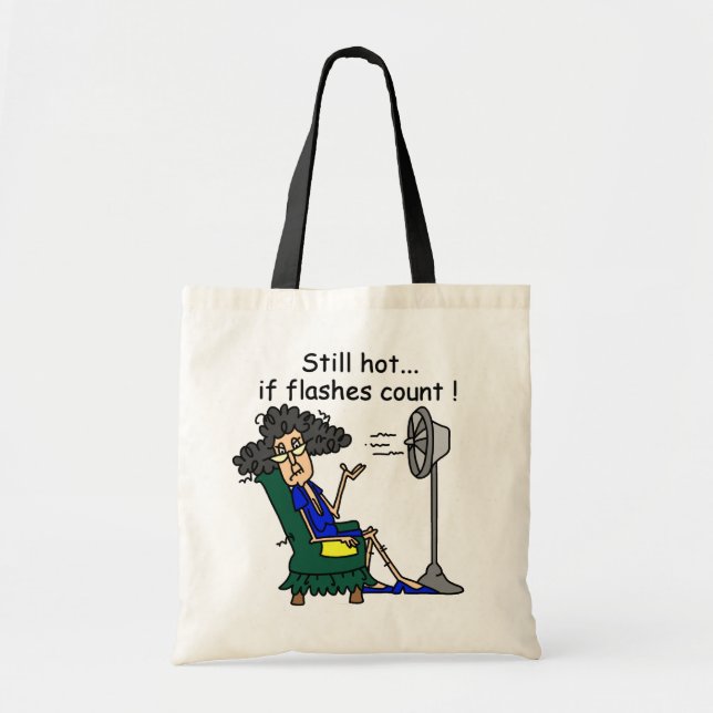 Bolsa Tote Humor do flash quente (Frente)
