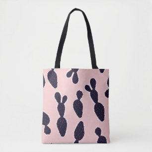 Bolsa Tote Humor e tom doces, sem costura, de cacto,