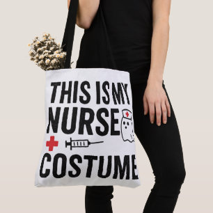 Bolsa Tote Humor Este É o Meu Traje de Enfermeira de Hallowee