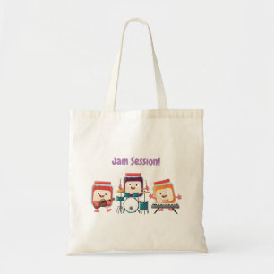 Bolsa Tote Humor músico de animação de encrenca