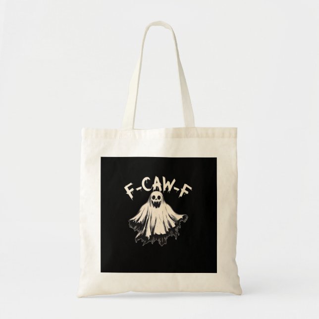 Bolsa Tote Humor Retro Clássico F-Caw-F (Frente)
