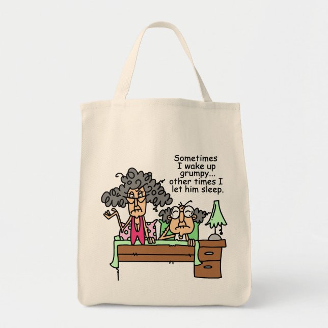 Bolsa Tote Humorista, Deixem-se dormir (Frente)