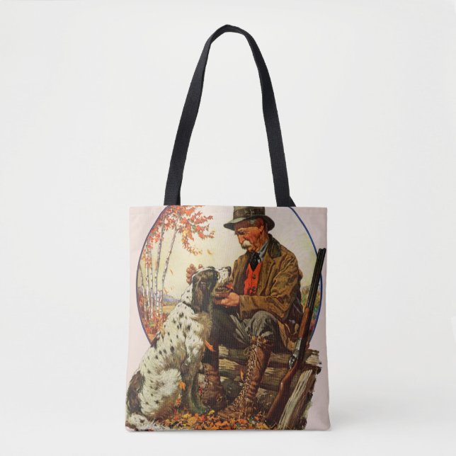 Bolsa Tote Hunter e Spaniel (Frente)