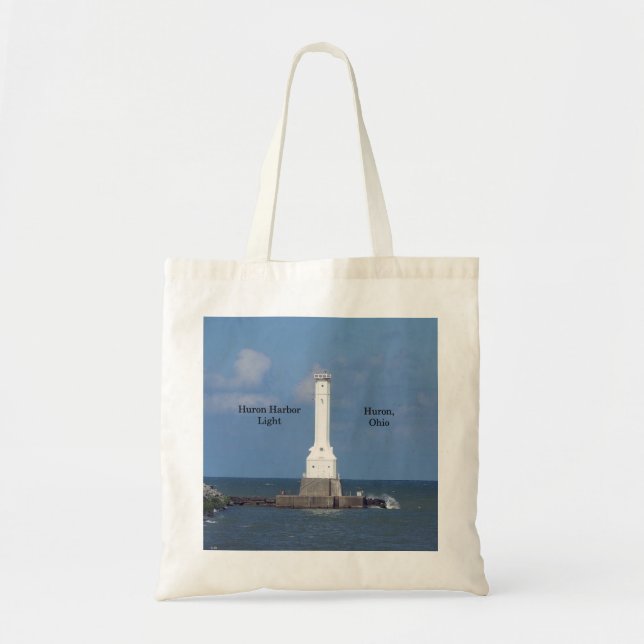 Bolsa Tote Huron Harbor Saco de toalha leve (Frente)