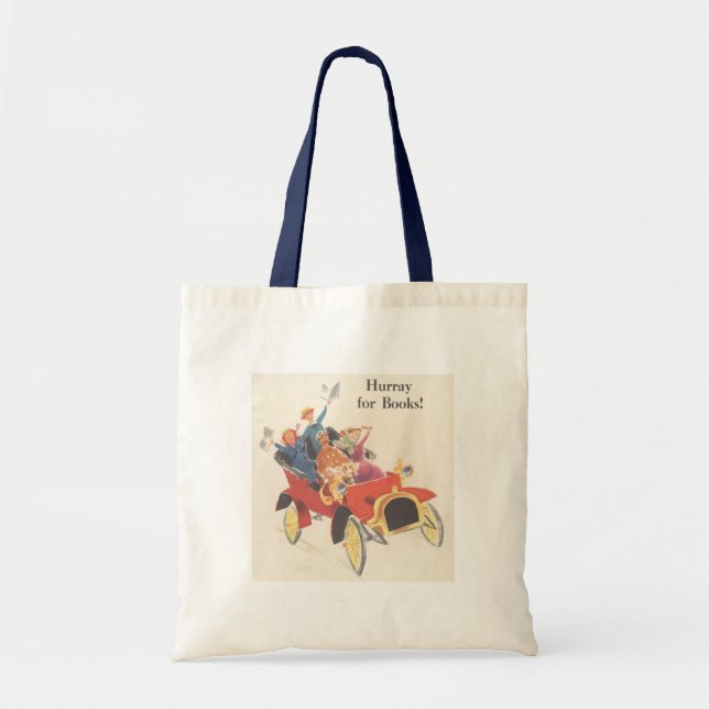 Bolsa Tote Hurray for Books (Frente)
