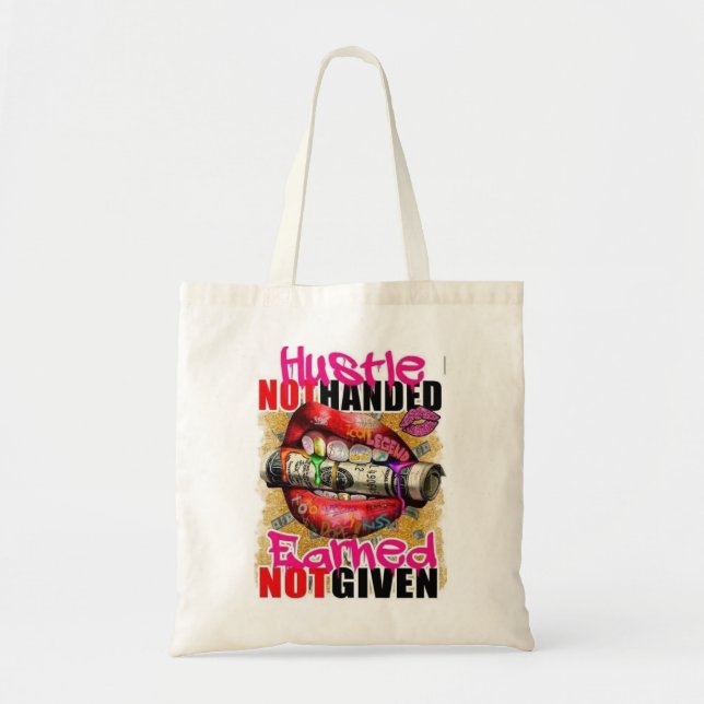 Bolsa Tote Hustle Earned (Frente)
