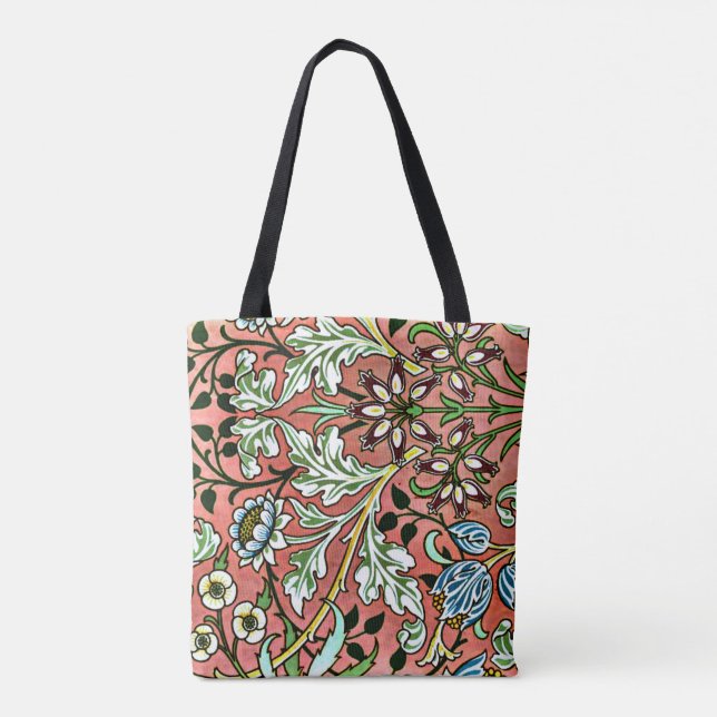 Bolsa Tote Hyacinth - William Morris Vintage Design (Verso)