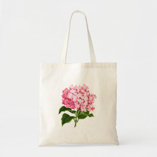 Bolsa Tote Hydrangea cor-de-rosa