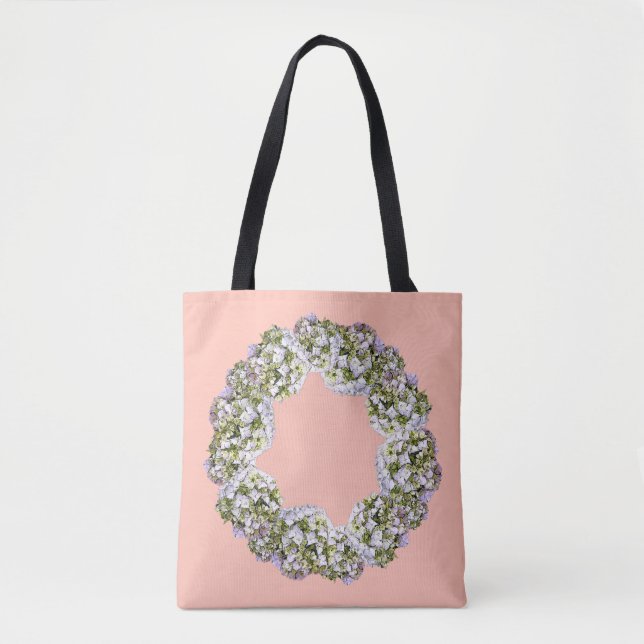 Bolsa Tote Hydrangea Wreath (Frente)