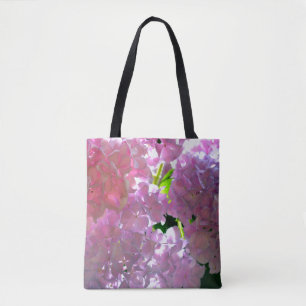 Bolsa Tote Hydrangeas Rosa Radiantes