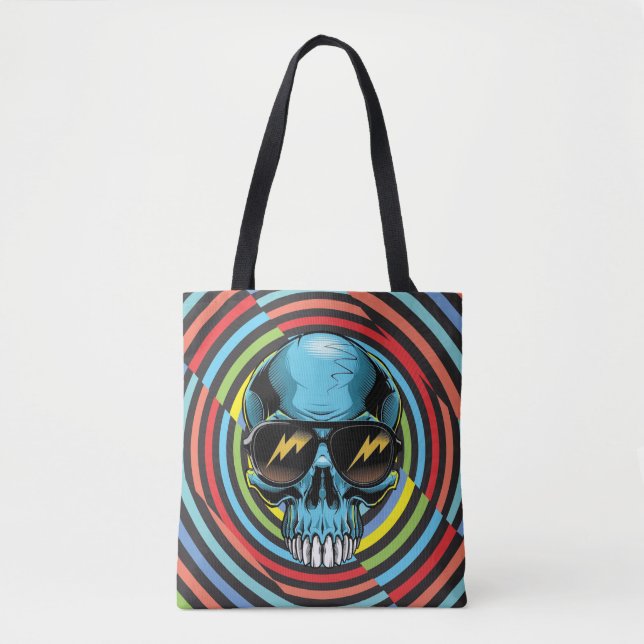 Bolsa Tote Hypno Funky Skull 02 (Frente)