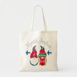 Bolsa Tote Hyvaa joulua finnish Felry Natal Finland hoje