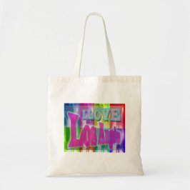 Bolsa Tote "I AMVE Los Angeles" Colorida Palms Bag