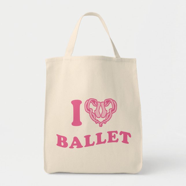 Bolsa Tote I Balé do coração (Frente)
