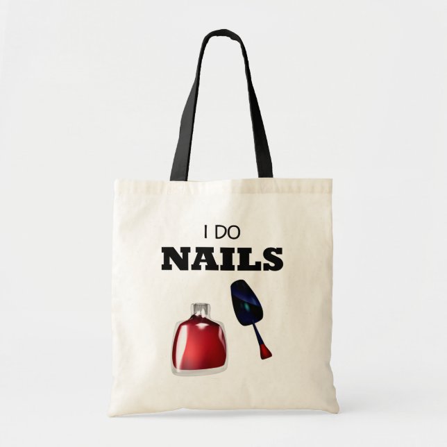Bolsa Tote I Do Unhas(Nail Technician) (Frente)