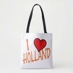 Bolsa Tote I Heart Holland ou em wcnt
