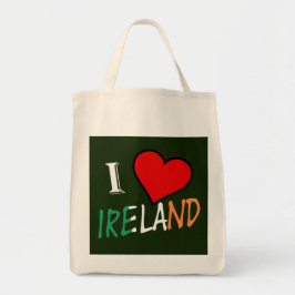 Bolsa Tote I Heart Ireland overlay gtcnt