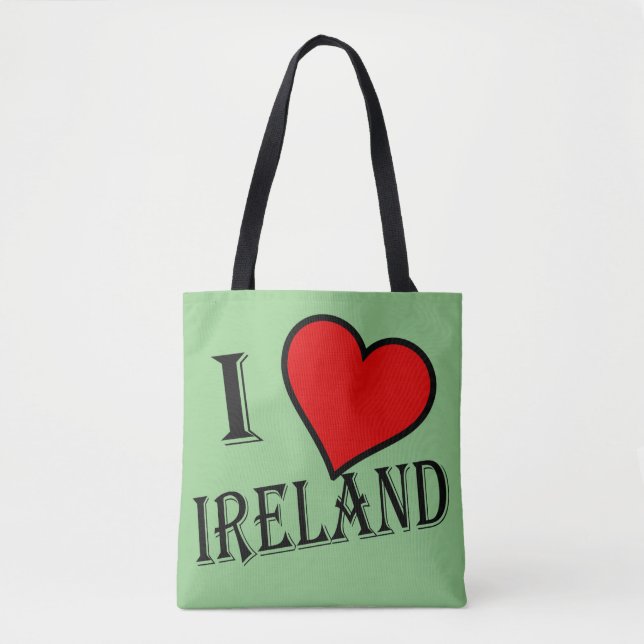 Bolsa Tote I Heart Ireland stcnt (Frente)