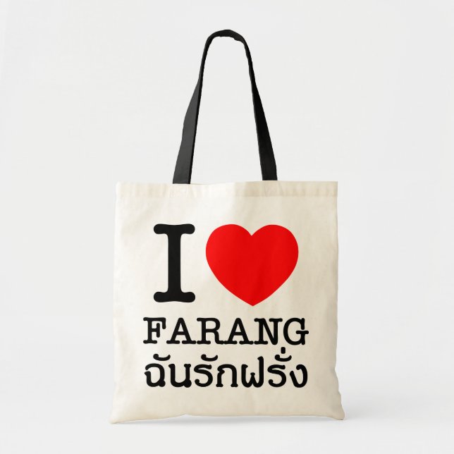 Bolsa Tote I Heart (Love) Farang (Frente)
