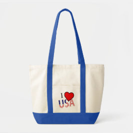 Bolsa Tote I Heart USA overlay itnt