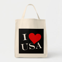 Bolsa Tote I Heart USA wt gtcnt