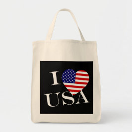 Bolsa Tote I Heartflag USA wtcnt