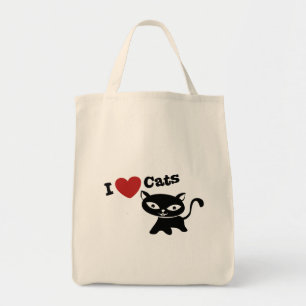 Bolsa Tote I Love Cat