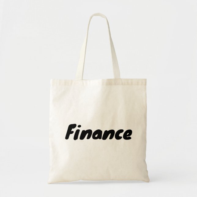 Bolsa Tote I ❤️ Love Finance - Departamento de Finanças - (Frente)