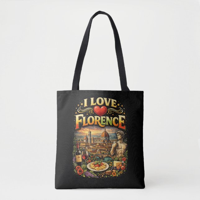 Bolsa Tote I Love Florence (Frente)