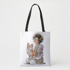 Bolsa Tote  i love my chihuahua 