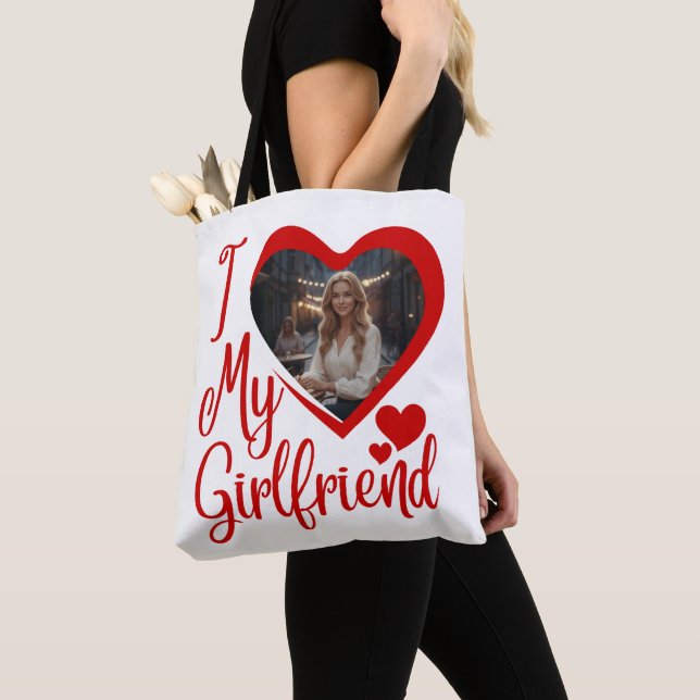 Bolsa Tote I Love My Girlfriend Custom  (Close Up)