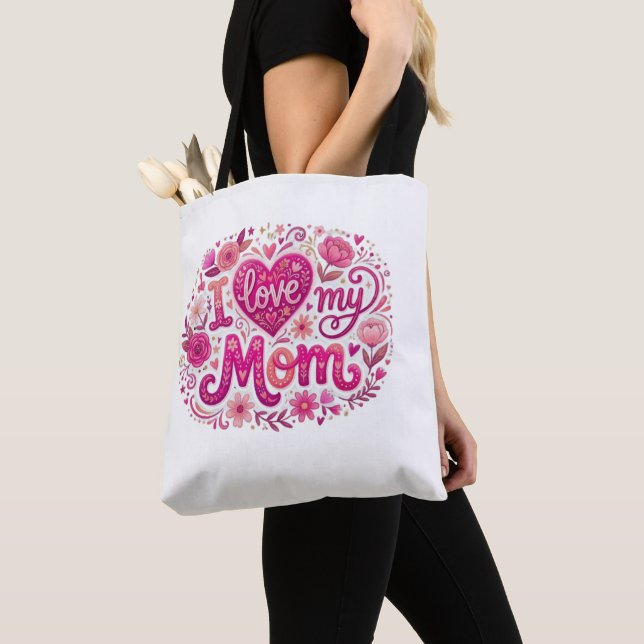 Bolsa Tote I love my mom (Close Up)