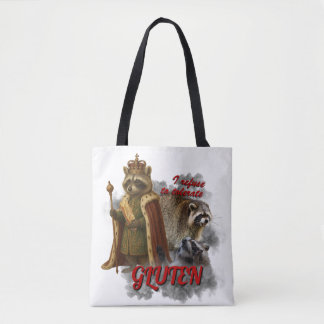 Bolsa Tote I Refuse To Tolerate Gluten funny meme bag