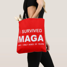 Bolsa Tote I Survived MAGA