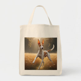 Bolsa Tote Ibizan Hound Elegant Grocery Tote Bag