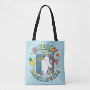 Bolsa Tote Ice Bear - Sneaky Snack Attack!