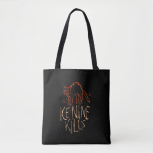 Bolsa Tote Ice Nove Matares - Gato de Halloween - TINK
