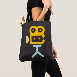 Bolsa Tote Ícone de Câmera de Filme Equipamento de Filme Mini