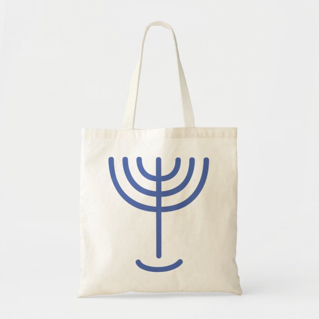 Bolsa Tote Ícone Menorah (Frente)