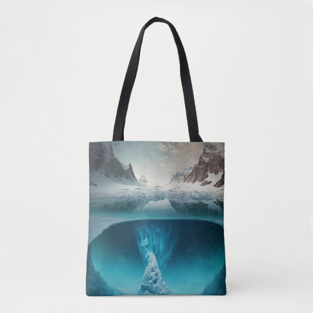 Bolsa Tote Icy Mountain View (Frente)