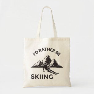 Bolsa Tote Id Preferencialmente Be Skiing - Skier Gift, Espor